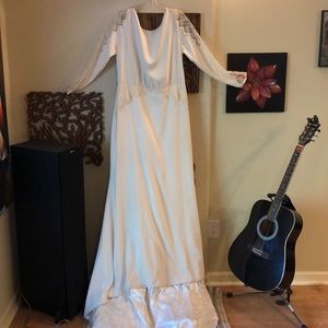 Bride with too many dresses